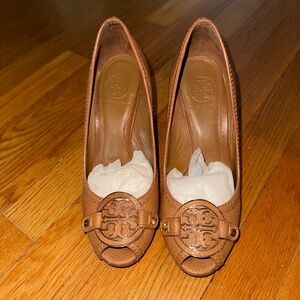 Tory Burch Women's Sally Open Toe Wedge Pumps